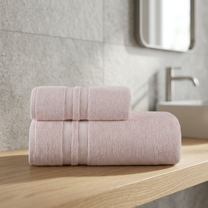 Fluffy Cotton <b>Bath</b> <b>Towel</b> <b>Set</b> Solid Color Rectangle Woven Home Use Adult Machine Wash - Product Image 3