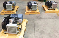 Compresseur d'air à piston sans huile Shanghai RMC, modèle RMC7.5-8, 7,5 kW, 10 CV, 8 bars, 116 psi, 800 l/min, avec pompe à spirale intégrée