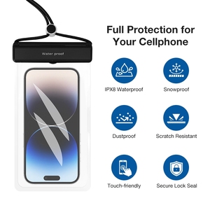 Ốp điện thoại & túi chống nước IPX8 Obernew 7.2 inch, chất liệu TPU ABS, dành cho iPhone// Dây đeo có thể điều chỉnh, bảo vệ toàn diện, bền bỉ - Product Image 4