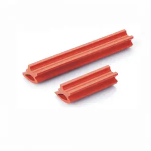 Siliconen Afdichting Strip Hoge Temperatuur Bestendige Siliconen Rubber Pakking Voor Oven Deur Afdichtingen