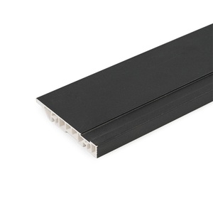 Premium Quality <strong>Black</strong> Color Waterproof 100mm <strong>PVC</strong> Flooring Decorative Skirting <strong>Baseboard</strong> - Product Image 2