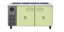 Refrigerador Bajo Encimera STARION SR-V15EIEA de 1500 mm con Enfriamiento Directo, 2 Puertas, Control Digital, Alta Capacidad - Product Image 3