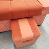 Fauteuil de réflexologie électrique moderne et luxueux, inclinable, pour massage des pieds, idéal pour les salons de beauté et les spas.