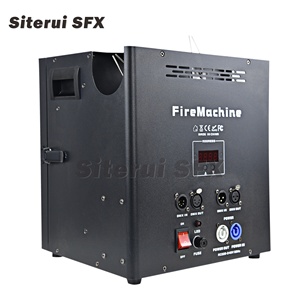 SITERUISFX 200w Machine à flammes à trois têtes, équipement d'effets de feu DMX pour scène de concert, discothèque, <span class=keywords><strong>DJ</strong></span> - Product Image 4