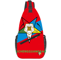 Sac de Poitrine OES, Sac à Dos Sportif de Voyage, Sac à Bandoulière Personnalisé Tendance et Décontracté pour Hommes et Femmes, Idéal pour Cadeau de Sororité ou Fraternité