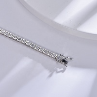 Bracelet tennis Kirin Moissanite en argent sterling 925 plaqué rhodium, bracelets tennis DIY, OEM ODM