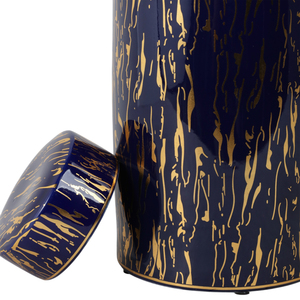Vaso Decorativo in Ceramica a Forma di Cilindro per Centrotavola del Soggiorno, Elemento d'Arredo Moderno per l'Ingresso di Casa - Product Image 5