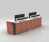 Console de surveillance de diffusion, centre de commande de sécurité, salle de contrôle, équipement de bureau, meubles de salle de contrôle