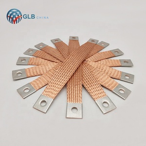 Conector de cable flexible de cobre correa de tierra de cobre Cable de puesta a tierra de puente correa de tierra de cobre - Product Image 2