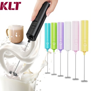 Espumador de Leche Automático de Tamaño Viaje, Espumador de Leche Portátil a Pilas, Espumador de Café Manual a Pilas - Product Image 1