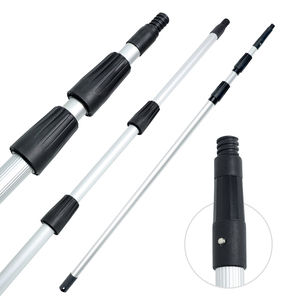Outil <span class=keywords><strong>de</strong></span> <span class=keywords><strong>nettoyage</strong></span> télescopique durable <span class=keywords><strong>en</strong></span> aluminium et plastique à 2 et 4 sections, avec poignée à longue portée pour le <span class=keywords><strong>nettoyage</strong></span> des fenêtres - Product Image 2