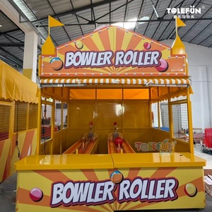 Tolefun Funfair Indoor Arcade Máquina de bolos Desafío al aire libre Skill Roller Bowler Carnival Game Table Venta para parques de aventura - Product Image 1