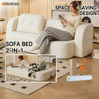 Sofá Cama Convertible Versátil de una Pieza, Sofá Modular Moderno de Pana con Relleno de Esponja de Alta Densidad