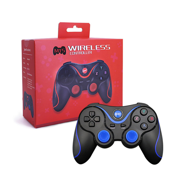 Custom Logo Double Motors Wireless Cellphone Gamepad Console Controller Joysticks Trigger Game Controller With Phone Holder