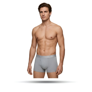 Boxers pour hommes en coton extensible personnalisé à motif écossais, séchage rapide, tricotés, classiques et confortables - Product Image 5