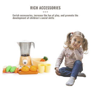 Ensemble de jouets pour faire semblant de préparer des jus avec presse simulée, fruits et légumes réalistes, accessoires de cuisine pour jeux de rôle, cadeau d'apprentissage précoce - Product Image 4