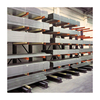 Étagères Cantilever Industrielles OEM ODM en Acier Galvanisé pour Stockage de Tuyaux PVC, Étagère Cantilever Verticale pour Entrepôt