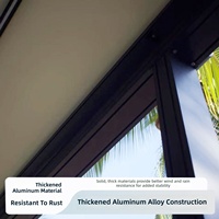 Pergola motorisée pliante en gros pour terrasse, cour, protection solaire, imperméable, en alliage d'aluminium, pour extérieur