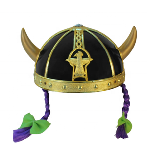 ウォーリアーマーヘルメットゴールドコロバイキングハットマルチカラーホーニングバイキングコスチュームヘルメット - Product Image 5