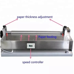 Hoja de papel Alimentación automática Pegar pegamento de fusión en caliente Esparcidor de goma de gelatina Máquina encoladora de papel de fusión en caliente de cuero para papel - Product Image 3