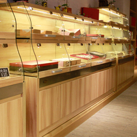 Vitrine à gâteaux Kainice Odm, meuble de boulangerie en fer, vitrine pour pâtisserie