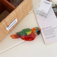 Pince à cheveux griffe de perroquet simulée, nouveau design, accessoire personnalisé pour l'arrière de la tête, série animale, pince à cheveux griffe d'oiseau