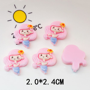 Lucente Ocean Series Charms polpo conchiglia sirena principessa delfino pinza per capelli pinza accessori in resina - Product Image 6