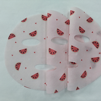 Masques faciaux en coton imprimés personnalisés avec des motifs de fruits et d'animaux pour enfants, filles, femmes, pour le soin du visage