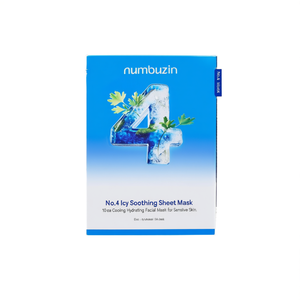 Numbuzin No.4 Icy Soothing Sheet Mask 10ea Cooling Hydrating Facial Mask for Sensitive Skin - Product Image 2