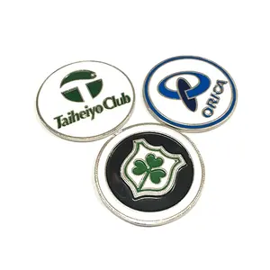 Pabrik grosir Logo kustom penanda bola Golf untuk Klub Golf Divot perbaikan alat penggunaan