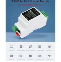 Servidor Ethernet Industrial AIsmartlink RS485 a RJ45, Convertidor TCP/IP a Serial con Montaje en Riel