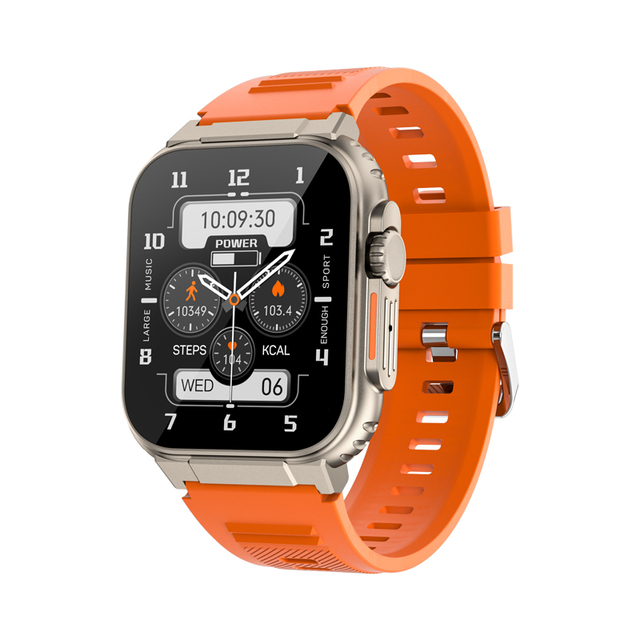 Unisex Sports Smart Watch A70, with 600mAh Battery,128M Memory Local Music IP68 Waterproof Support BT Call USB 2025 New Arrival