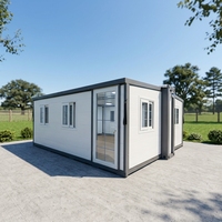 Conteneurs pliables et extensibles de 20 pieds, personnalisés pour la location résidentielle, villa préfabriquée certifiée CE pour le glamping et les complexes hôteliers