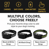 Wiederauf lad bares 3-in-1-Smart Electric Bark Control Collar Anti-Bark-Trainings-Hunde gerät mit automatischer Erkennungs funktion