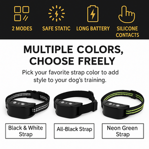 <span class=keywords><strong>Collar</strong></span> DE <span class=keywords><strong>CONTROL</strong></span> DE ladridos eléctrico inteligente recargable 3 en 1, dispositivo de entrenamiento para perros antiladridos con función de detección automática - Product Image 5