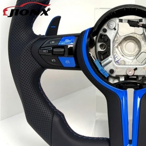 Volante de Cuero para Automóvil, Venta al por Mayor y al Detal, para <span class=keywords><strong>BMW</strong></span> Serie F06 F10 F15 F16 F20 F30 F31 F32 F33 F34 E90 M3 M5 M6 - Product Image 3