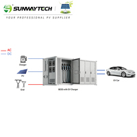 480kW Hub Pengisian Daya dan Penyimpanan PV Ultra-Cepat |   Baterai LFP Terkontainerisasi 1MWh/1.5MWh, Pengurangan Puncak Daya Jaringan