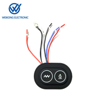 Interrupteur de contrôle de température, réglage de chauffage et contrôleur de ventilateur pour coussin de siège, domotique, indice de protection IP65, 5V/12V/24V