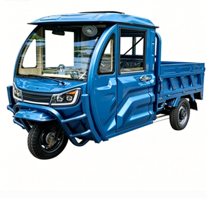 Tricycle de transport à carrosserie fermée avec deux portes, certification EEC COC, caisse de chargement de 1,5 m, capacité de charge de 500 kg, moteur de 1500 W - Product Image 2