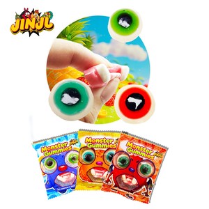 Fabricant chinois vend en gros des bonbons gélifiés monstres d'Halloween sucrés et fruités avec 50% de jus, collations certifiées Halal - Product Image 2