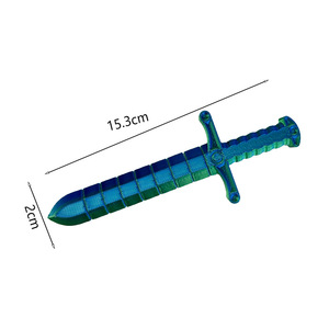 Juguete Espada-Guadaña Transformable Impreso en 3D con Articulaciones Móviles, Nuevo Juguete Antiestrés para Adolescentes y Adultos de Oddcraft - Product Image 5