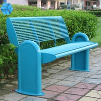 Banc en aluminium moulé de style européen, résistant à l'eau, en alliage, résistant à la rouille, résistant à la peinture, 150 cm, double siège, pour parc et salle de sport