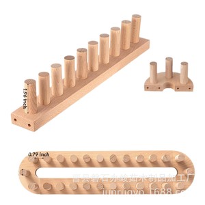 Marco de madera para tejer con hilo A251013, marco tejido multiusos, herramienta artesanal de escritorio para hacer bufandas y tapices - Product Image 5