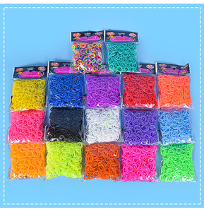 Bandes <span class=keywords><strong>élastique</strong></span>s colorées <span class=keywords><strong>pour</strong></span> <span class=keywords><strong>loom</strong></span> bands, kit de couleurs assorties <span class=keywords><strong>pour</strong></span> la fabrication de bracelets, artisanat DIY, mélange arc-en-ciel, sac de rangement, carte suspendue - Product Image 1