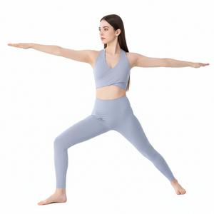 <span class=keywords><strong>Sujetador</strong></span> deportivo Arrival de cintura alta con espalda cruzada y cuello en V, top de yoga y fitness a prueba de golpes con efecto <span class=keywords><strong>push</strong></span>-<span class=keywords><strong>up</strong></span>, <span class=keywords><strong>sujetador</strong></span> de alto soporte con espalda abierta - Product Image 2