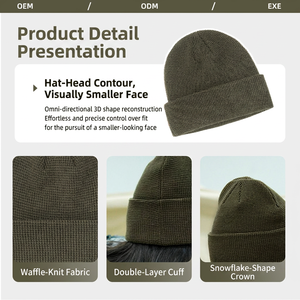 Gorro de Esquí Personalizado, Ajustable, Cálido, para Adultos, con Impresión por Sublimación, Personalización de Logotipo, Bordado para Exteriores, para Hombre - Product Image 5