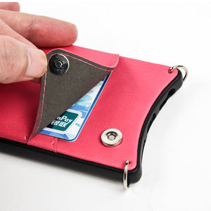 Collana all'ingrosso <span class=keywords><strong>Cover</strong></span> posteriore in pelle Pu <span class=keywords><strong>Cover</strong></span> per telefono a <span class=keywords><strong>tracolla</strong></span> <span class=keywords><strong>con</strong></span> <span class=keywords><strong>tracolla</strong></span> per iphone 15 14 13 12 pro max - Product Image 4