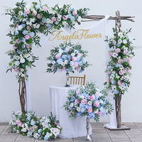 Ensemble de 6 vases minimalistes pour centre de table de mariage, vases en verre avec fleurs artificielles pour une décoration de table bohème moderne
