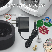 Adaptor Daya AC DC 5V 1A 5W dengan Colokan UK dan Konektor DC 5.5x2.5mm, Material PC/ABS untuk Lampu LED Strip