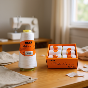 Ilan Hilo De Cose White 2750 M <b>Sewing</b> Thread 12 Pcs <b>Box</b> - Product Image 2